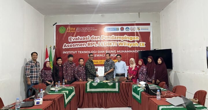 LLDikti Wilayah IX Lakukan Evaluasi dan Pendampingan Asesmen RPL di ITBM Polman