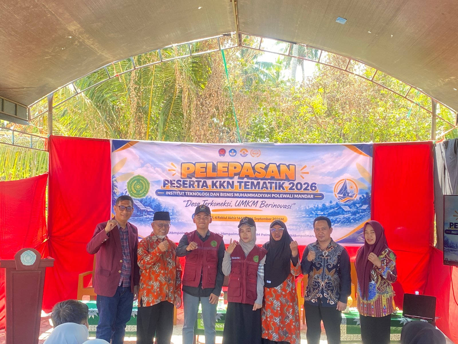 ITBM Polman Resmi Lepas 115 Mahasiswa KKN Tematik Angkatan IV Tahun 2026 ke 10 Desa di Polewali Mandar